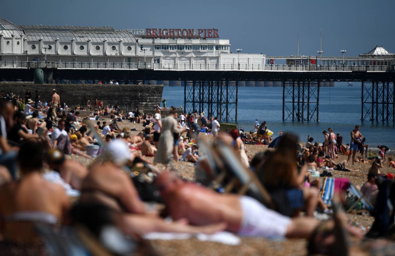 Playa en Brighton, Inglaterra