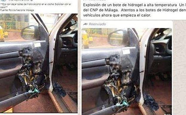 Imagen perteneciente a una 'fake news'