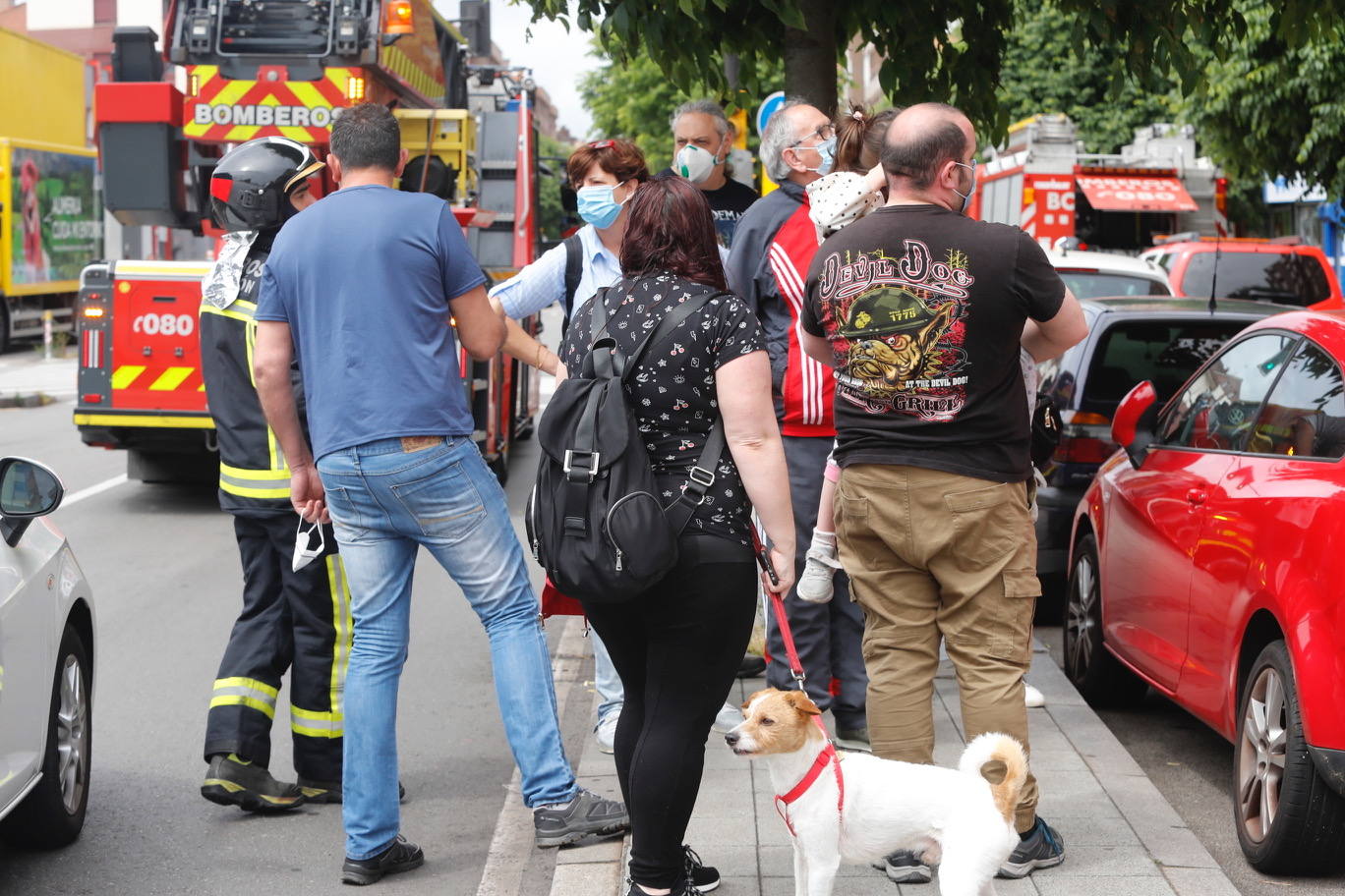 Una mujer, I. C. M., resultó herida | Presentaba síntomas de intoxicación por inhalación de humo