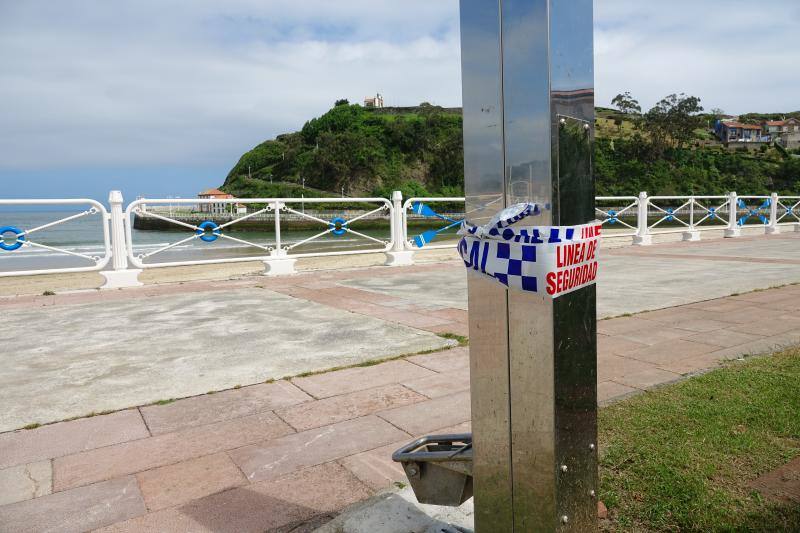 Con la entrada de Asturias en la Fase 2, muchos ciudadanos se han animado a volver a los arenales con todas las precauciones que exige el proceso de desescalada.