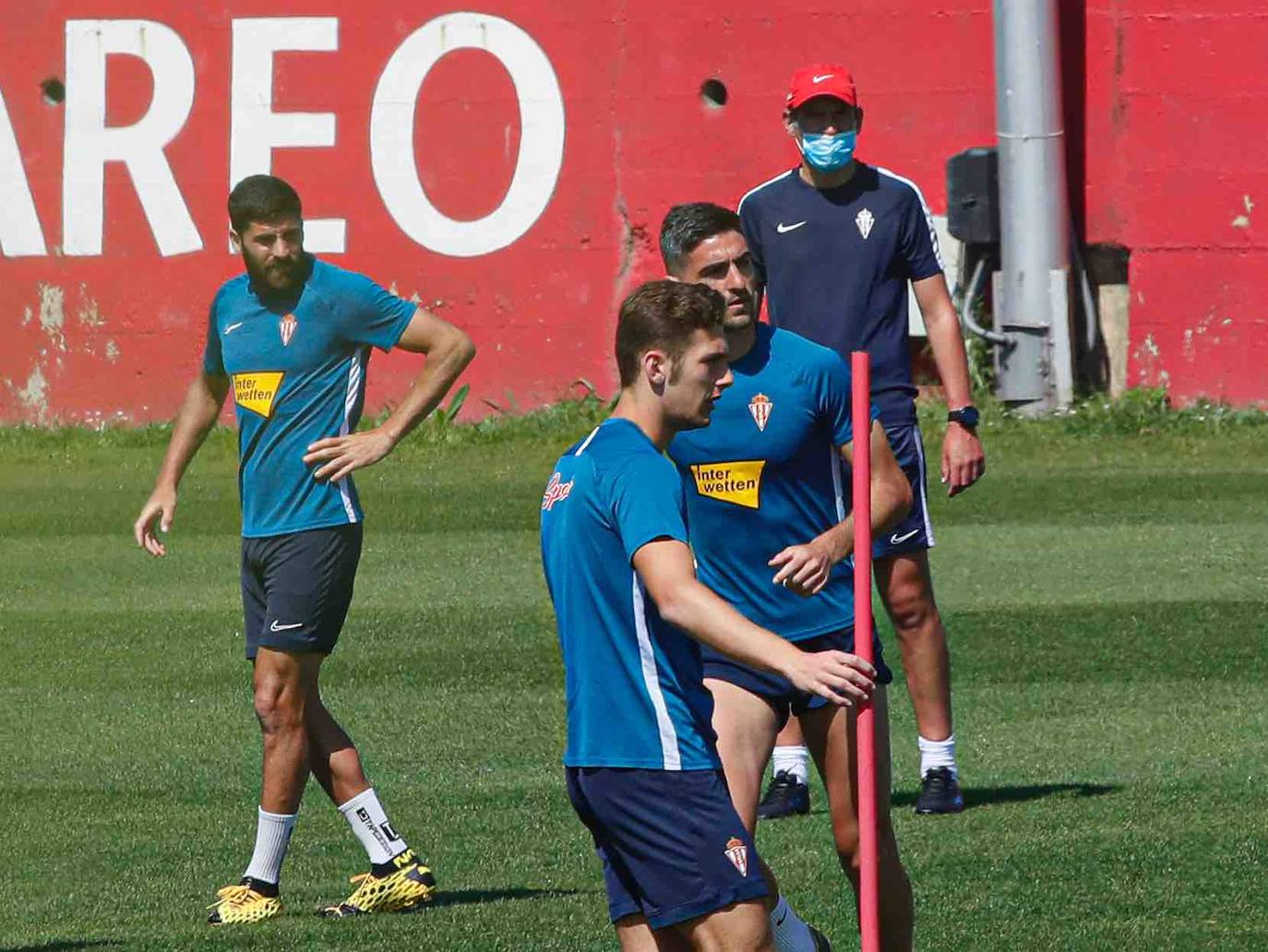 Fotos: Entrenamiento del Sporting (30-05-2020)