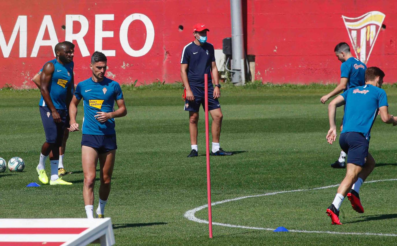 Fotos: Entrenamiento del Sporting (30-05-2020)