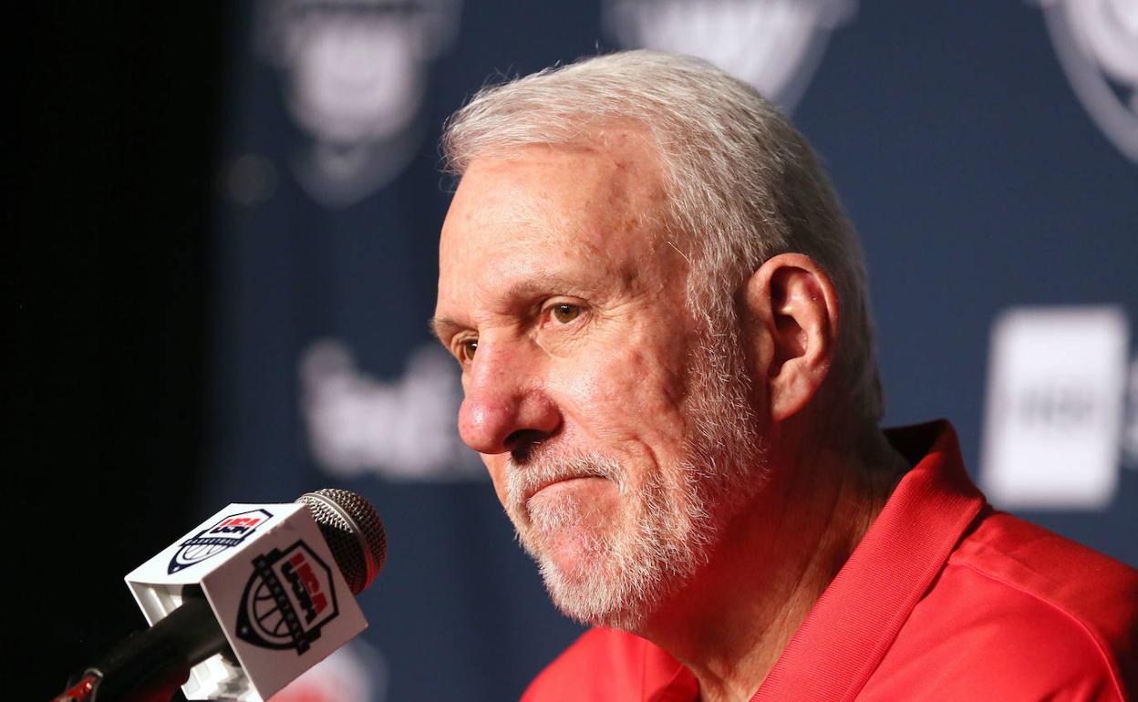 Gregg Popovich, entrenador de los San Antonio Spurs. 