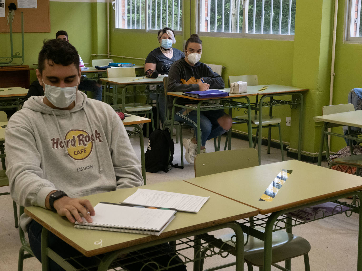 Las medidas de seguridad y protección se han cumplido en los centros de secundaria avilesinos