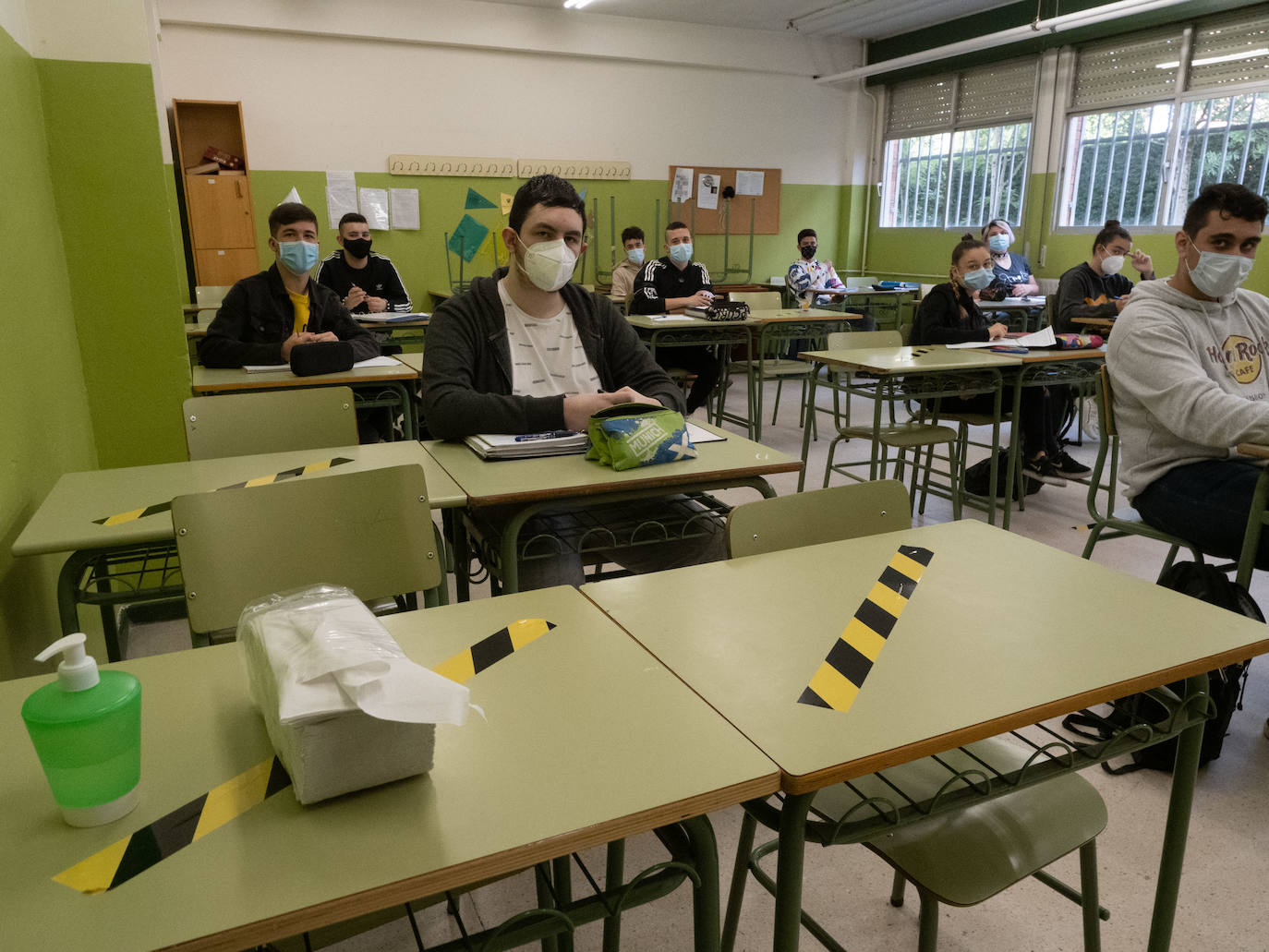 Las medidas de seguridad y protección se han cumplido en los centros de secundaria avilesinos