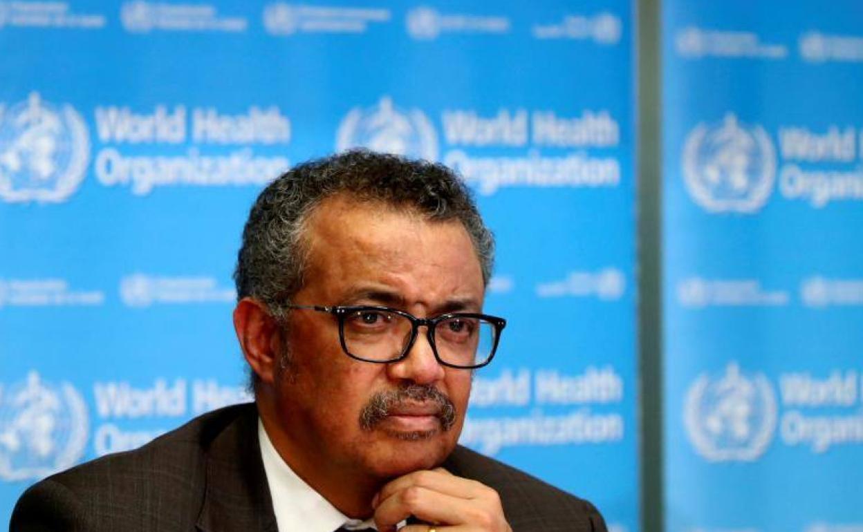 El director general de la Organización Mundial de la Salud, Tedros Adhanom Ghebreyesus. 