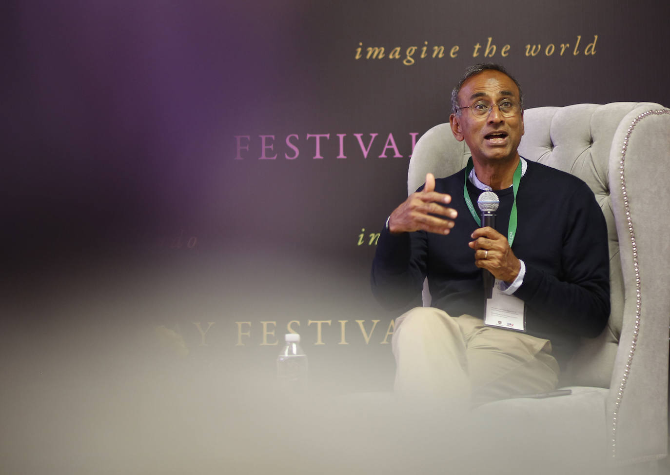 El jurado del Premio Princesa de Comunicación y Humanidades 2020 ha otorgado el galardón a la Feria Internacional del Libro de Guadalajara y al Hay Festival of Literature & Arts por representar «los más importantes puntos de encuentro del libro, los escritores, los lectores y la cultura en el mundo». | En la imagen, un acto del Hay Festival of Literature & Arts