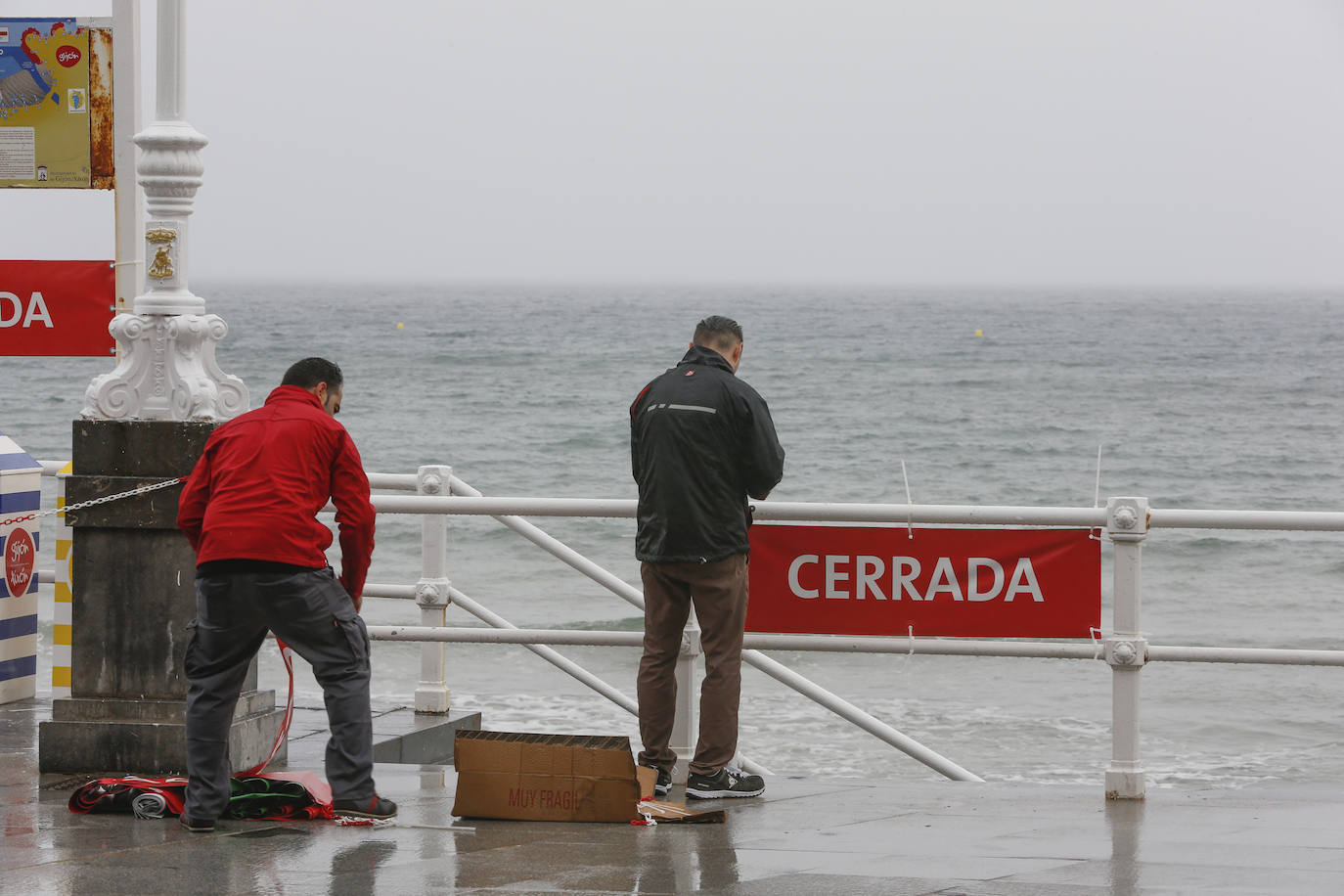 La borrasca ha hecho cambiar los termómetros y ha ocultado el sol de día precedentes. Y seguirá así hasta el fin de semana cuando se espera que se vuelvan a abrir claros.