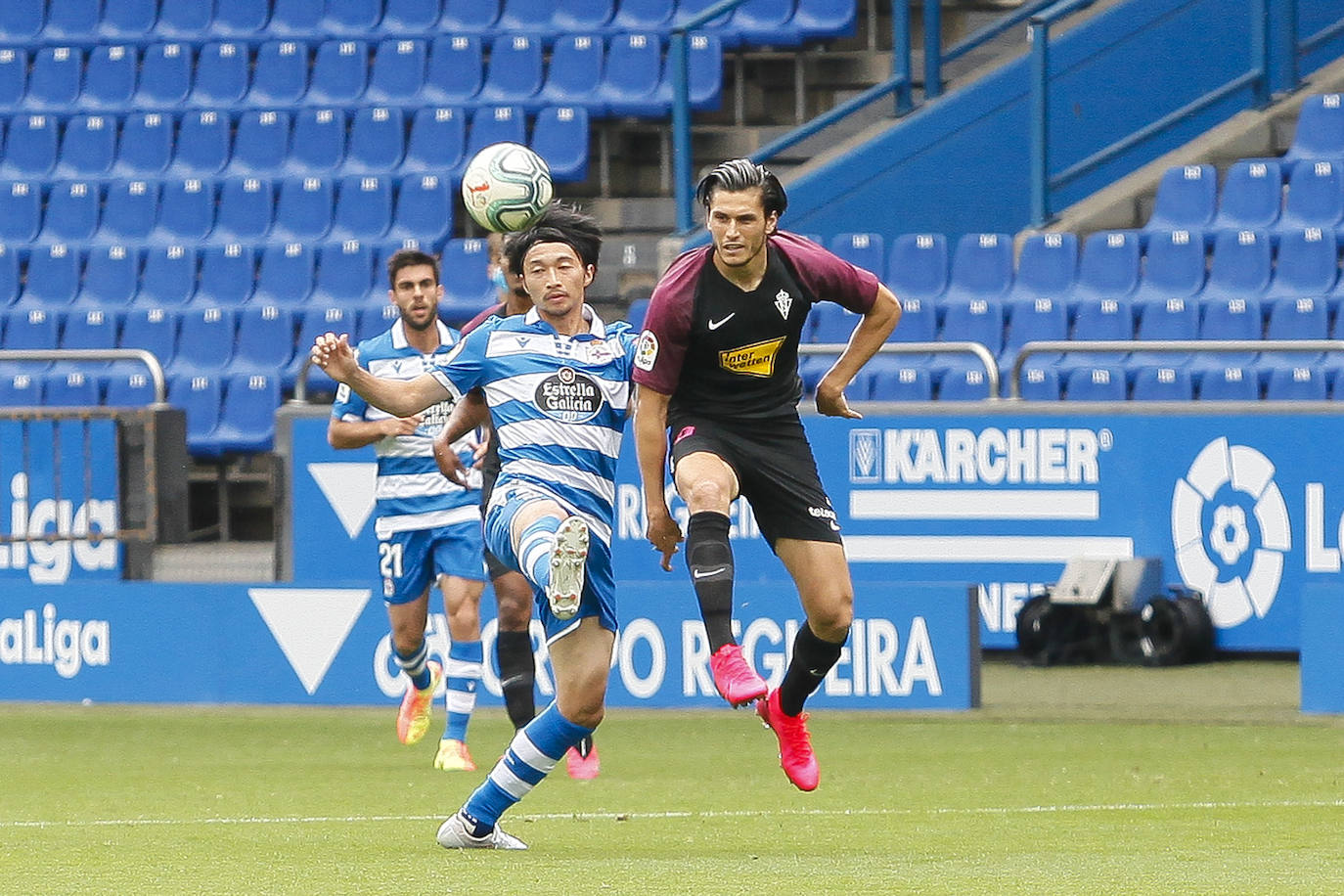 Fotos: Dépor-Sporting, en imágenes