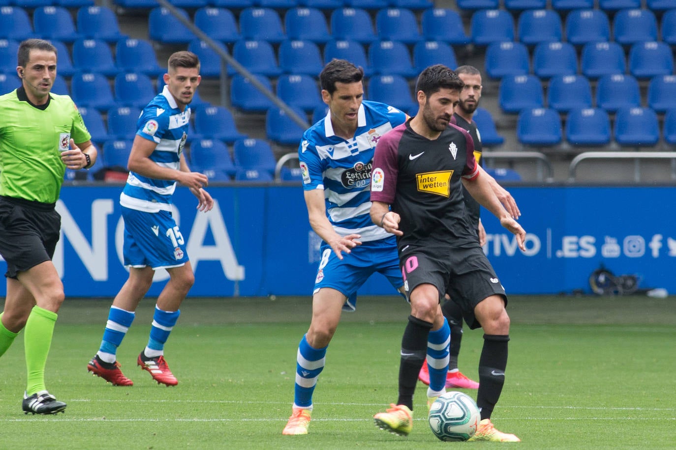 Fotos: Dépor-Sporting, en imágenes