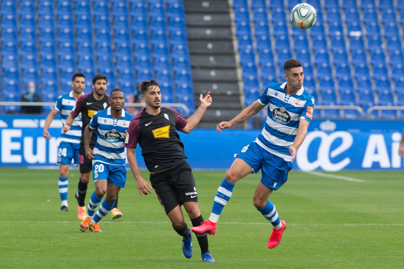 Fotos: Dépor-Sporting, en imágenes