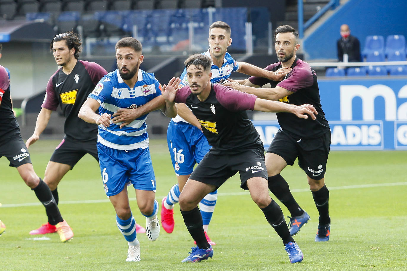 Fotos: Dépor-Sporting, en imágenes