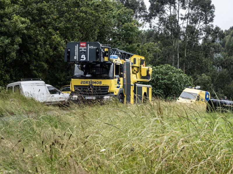 Fotos: Fallece un trabajador de la madera en Cancienes