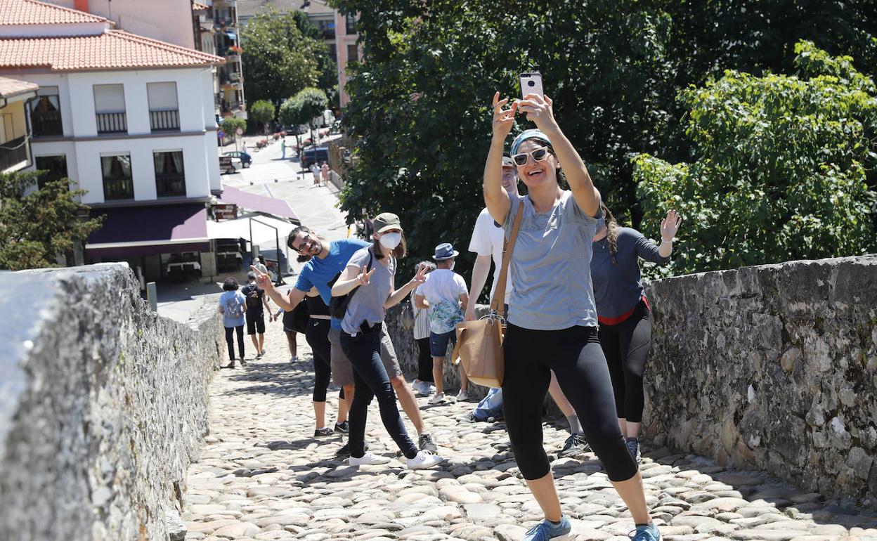 Los turistas, sin miedo a la COVID