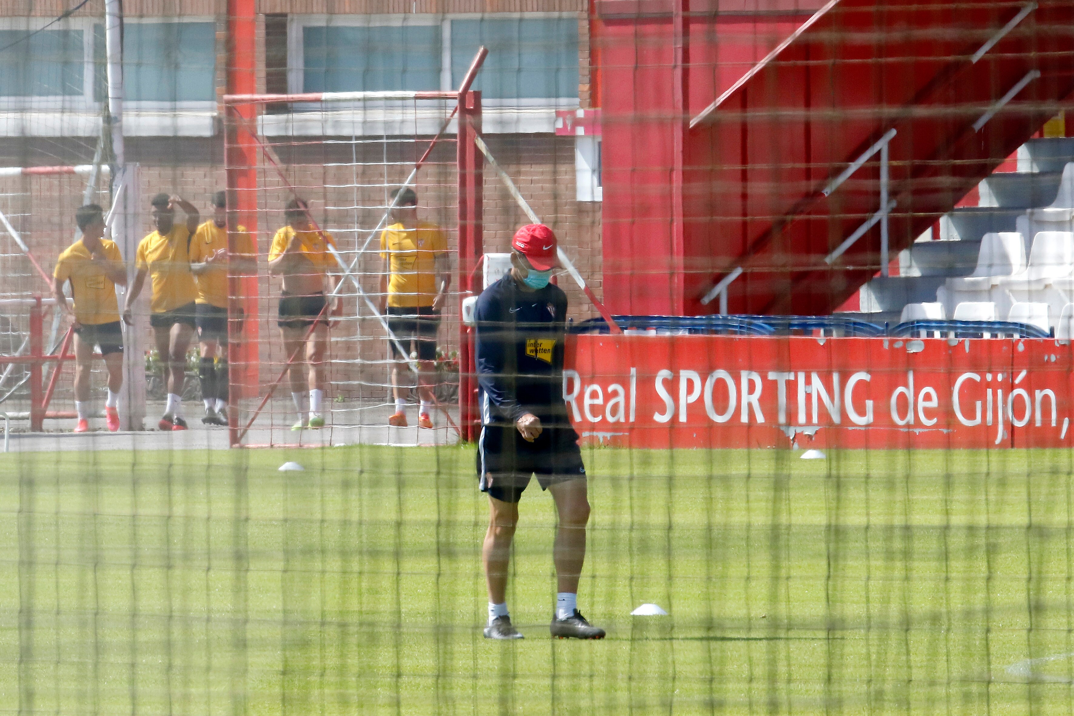 Los rojiblancos, preparando el próximo partido ante el Girona