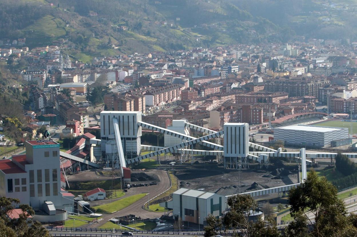 Intalaciones del lavadero Batán en Mieres. 