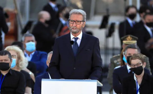 Hernando Fernández Calleja, durante su intervención.