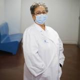 María Iglesias, celadora en el Servicio de Urgencias del Hospital Valle del Nalón. 