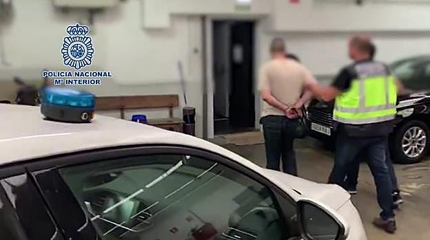 La Policía Nacional detuvo a los atracadores en Grado. 