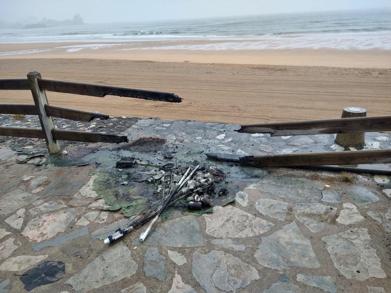 Destrozos en La Espasa. 