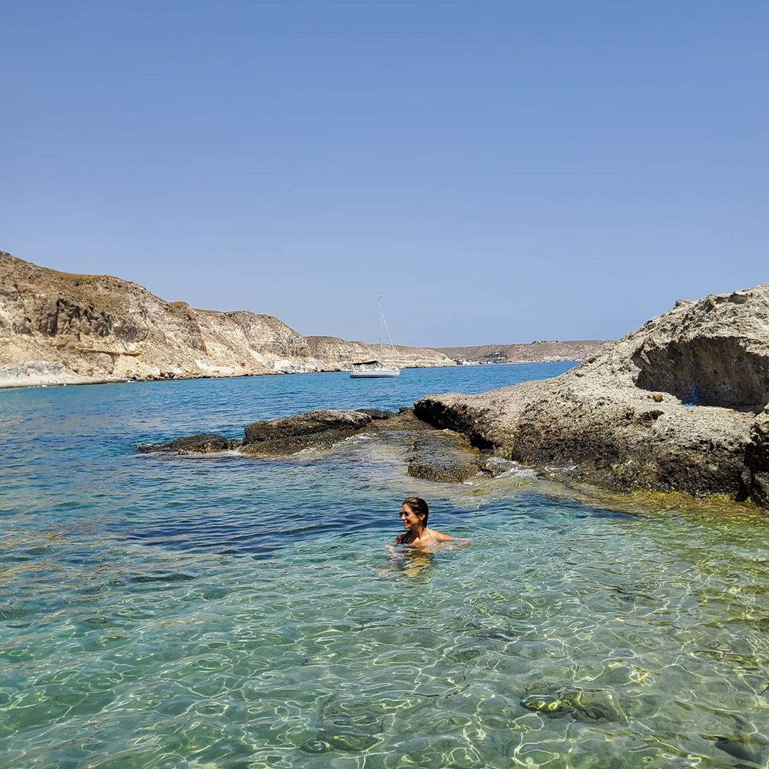 Isabel Jiménez ha pasado el mes de julio en Almería.