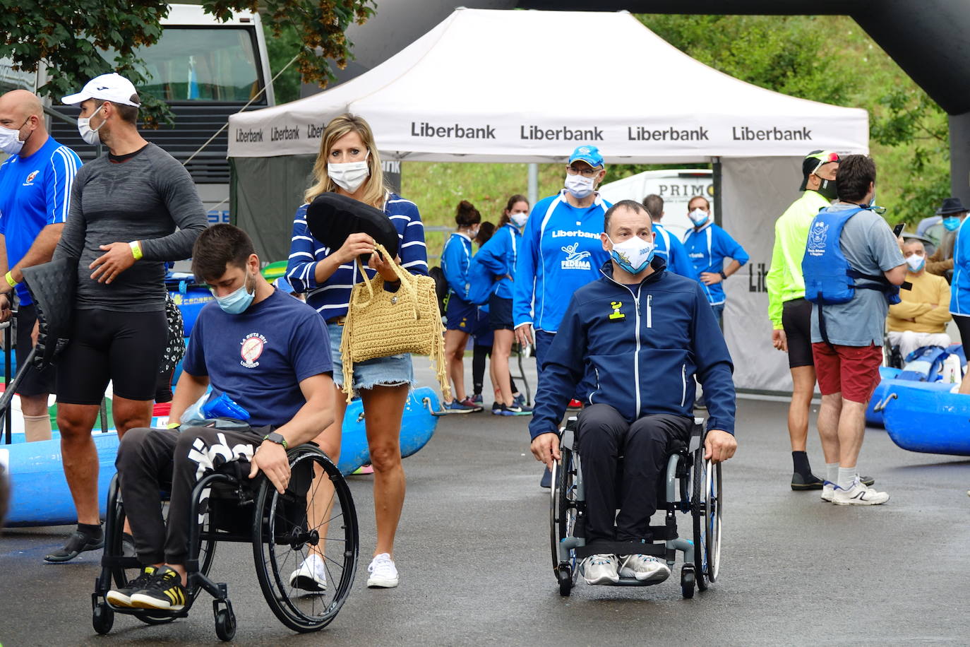 El XXVII Descenso del Sella Adaptado contó con la participación de un grupo reducido de deportistas con discapacidad para que la celebración de la prueba se ajustara a la normativa de prevención y actuación ante la #covid19. Las piraguas fueron ocupadas por una persona con discapacidad y un acompañante sin afectación y bajo medidas de seguridad sanitarias