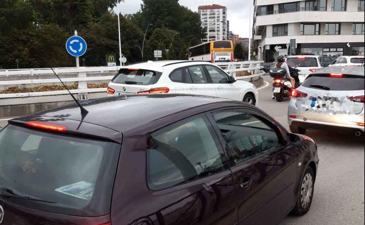 Retenciones en El Muro de Gijón. 