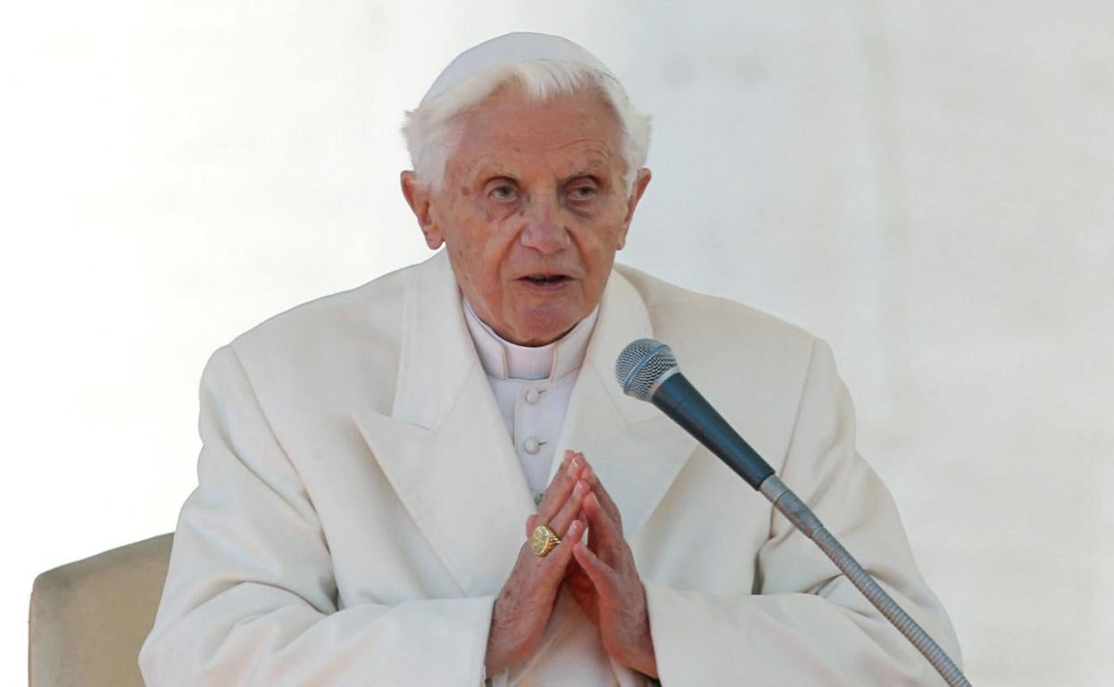 El papa emérito Benedicto XVI.