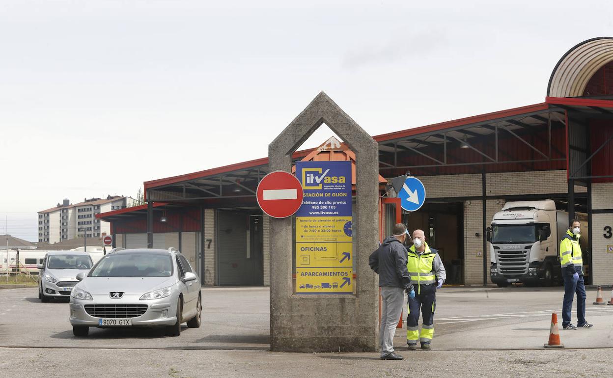 ITV en Tremañes, Gijón.
