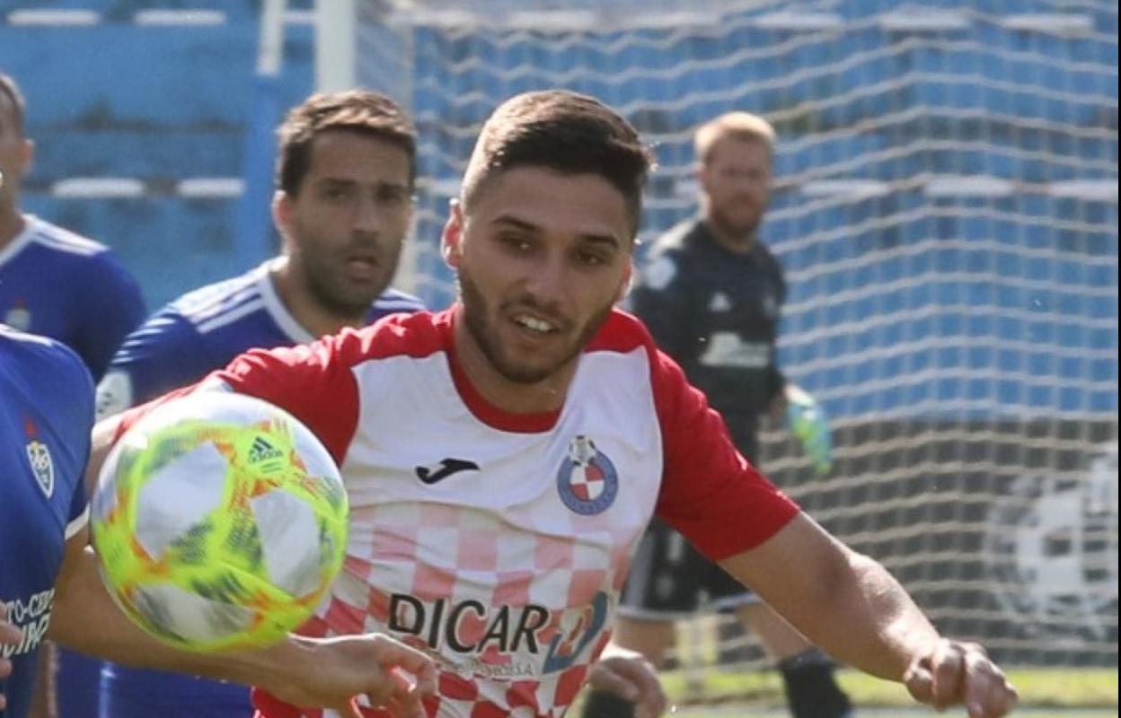 David Busta Carrandi, durante un partido. 