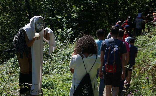 Ruta teatralizada de 'Xurbeo Mitológico'.