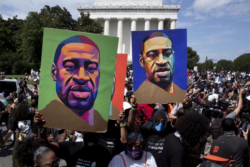 Fotos: La marcha contra el racismo en Washington, en imágenes