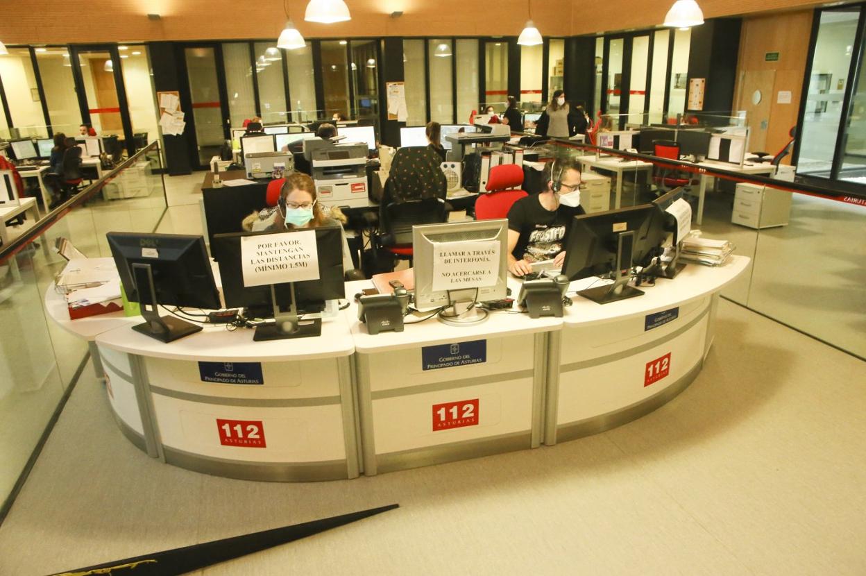 Instalaciones del Servicio de Emergencias del Principado (SEPA) en La Morgal, resultado de la fusión entre Bomberos de Asturias y el 112 durante la reforma del sector público llevada a cabo entre 2010 y 2016. 