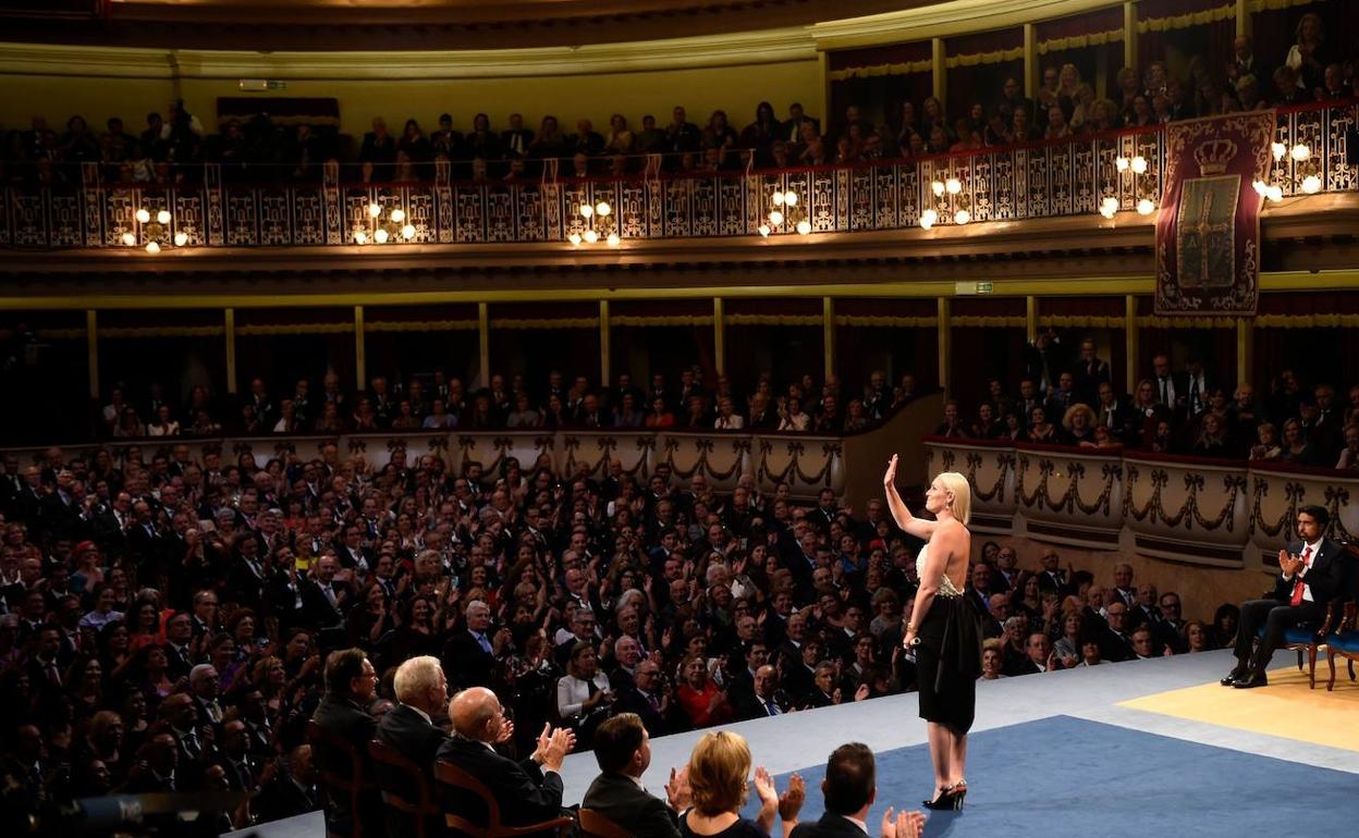 Ceremonia de entrega del año pasado en el Teatro Campoamor.