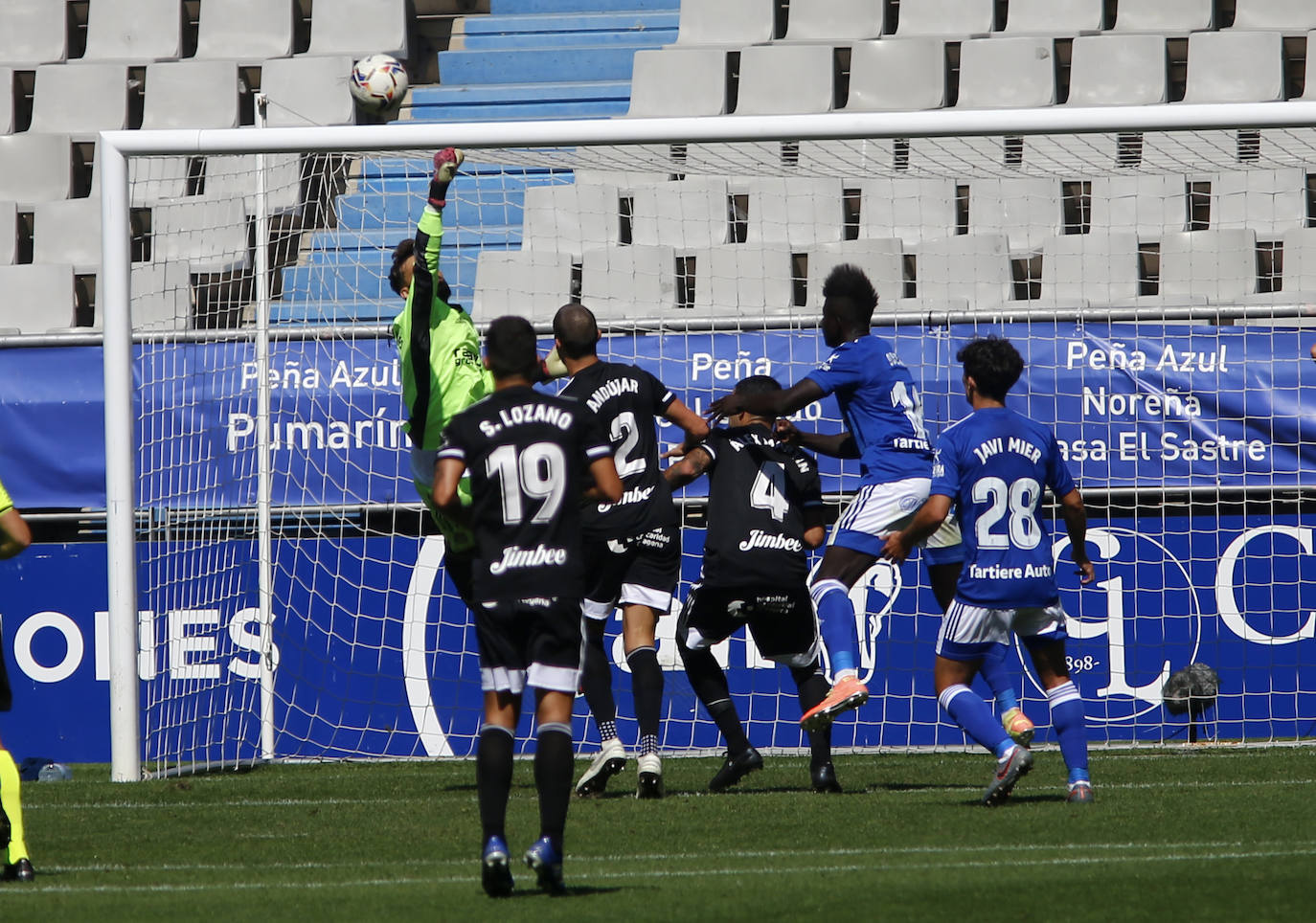 Los azules empataron ante el Cartagena en su estreno, después de fallar muchas ocasiones