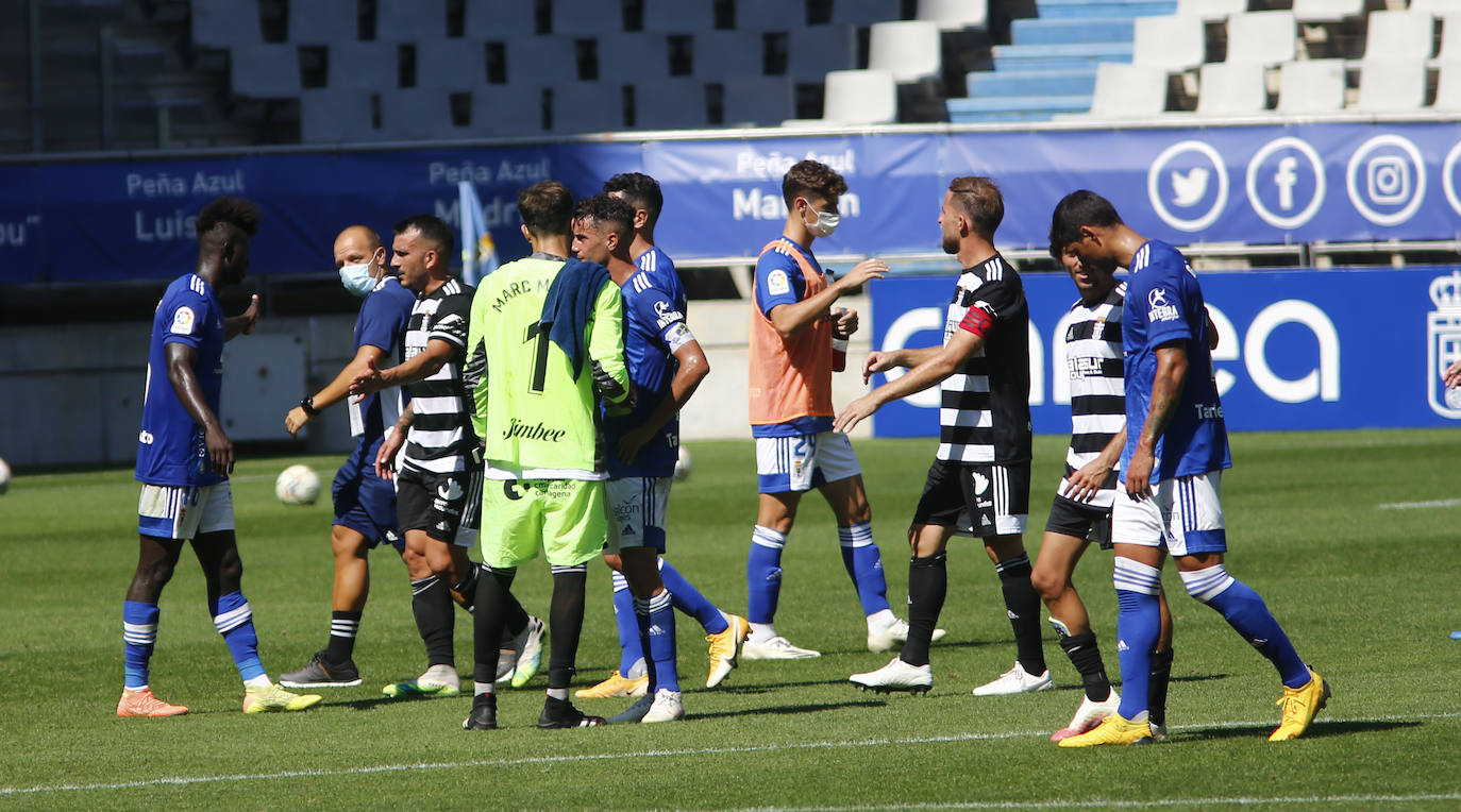 Los azules empataron ante el Cartagena en su estreno, después de fallar muchas ocasiones