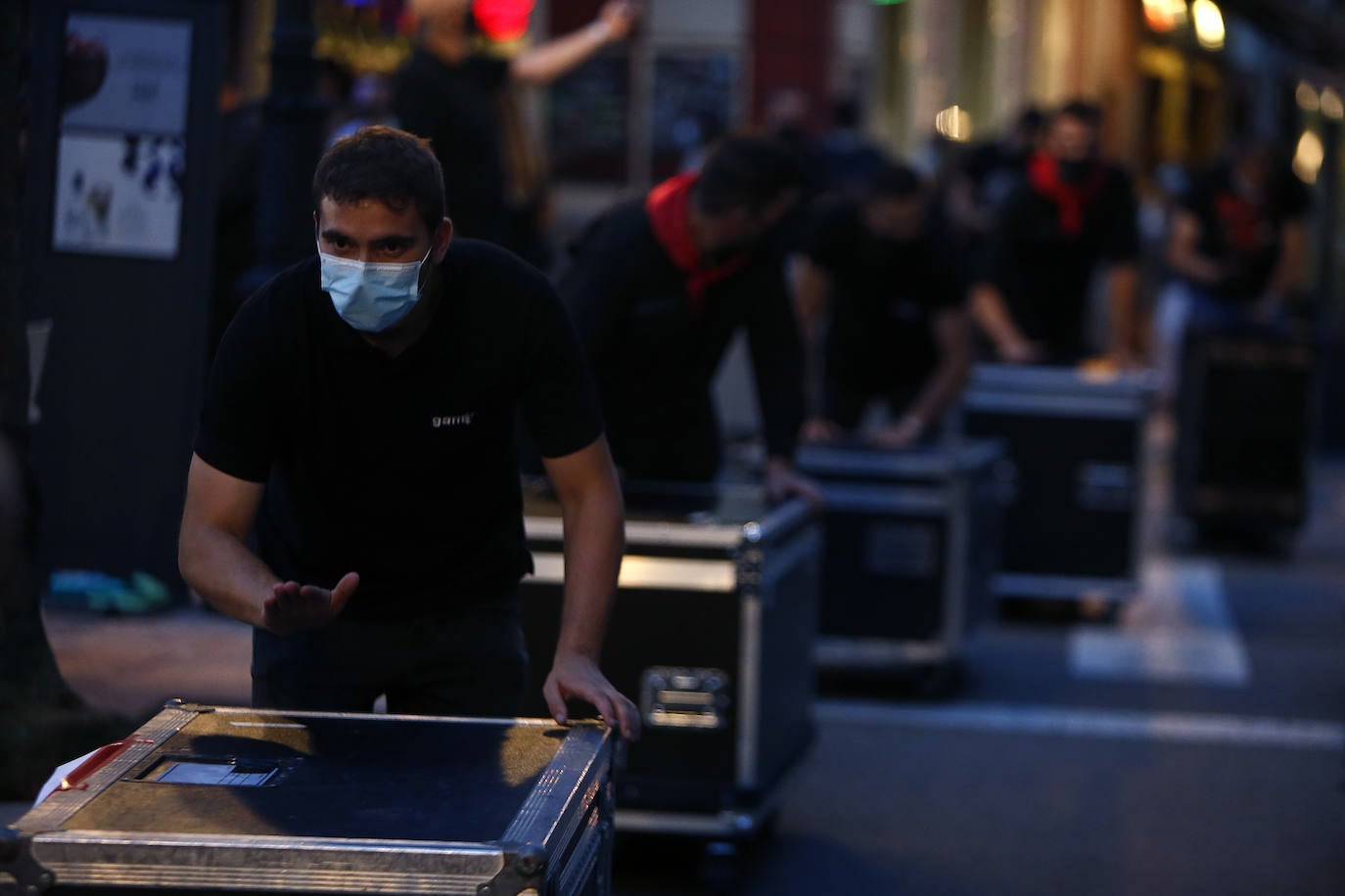 Fotos: El sector del espectáculo y de los eventos exige atención y ayudas en Oviedo