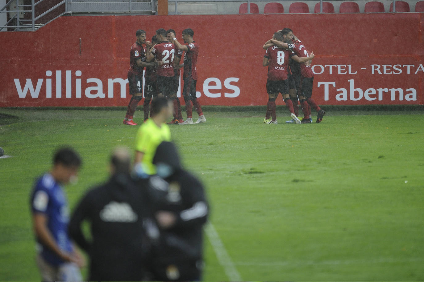 Fotos: Mirandés 1-1 Real Oviedo, en imágenes