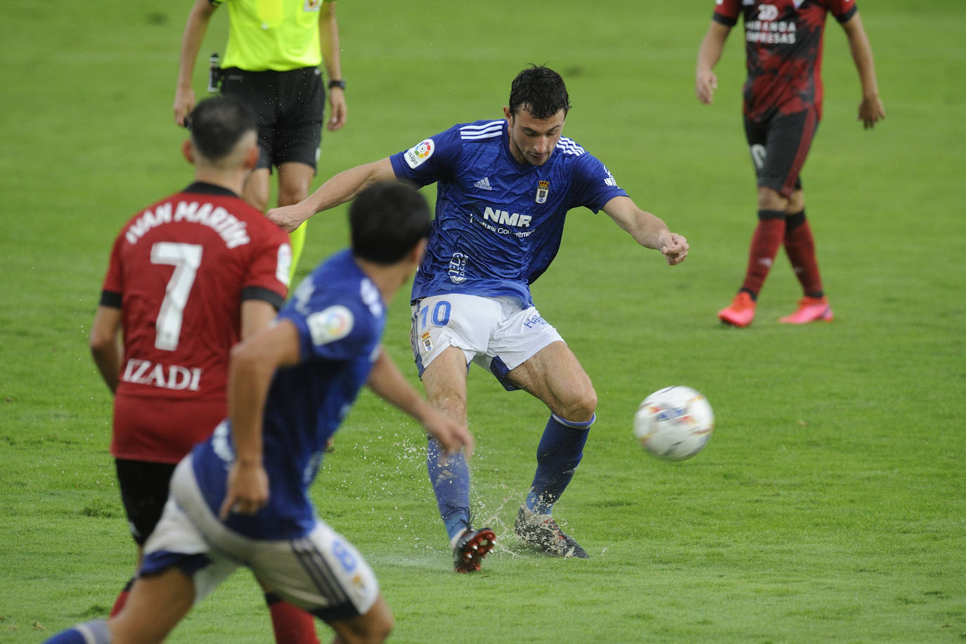 Fotos: Mirandés 1-1 Real Oviedo, en imágenes