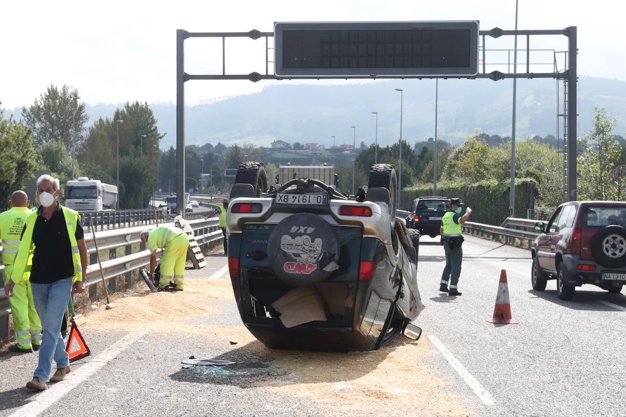 Son dos los vehículos implicados en el accidente