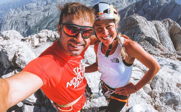 La ultrarunner Fernanda Maciel y el escalador Eneko Pou unen fuerzas en Picos de Europa