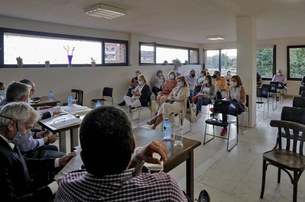 Asamblea del Chas que aprobó ayer el calendario electoral.. 