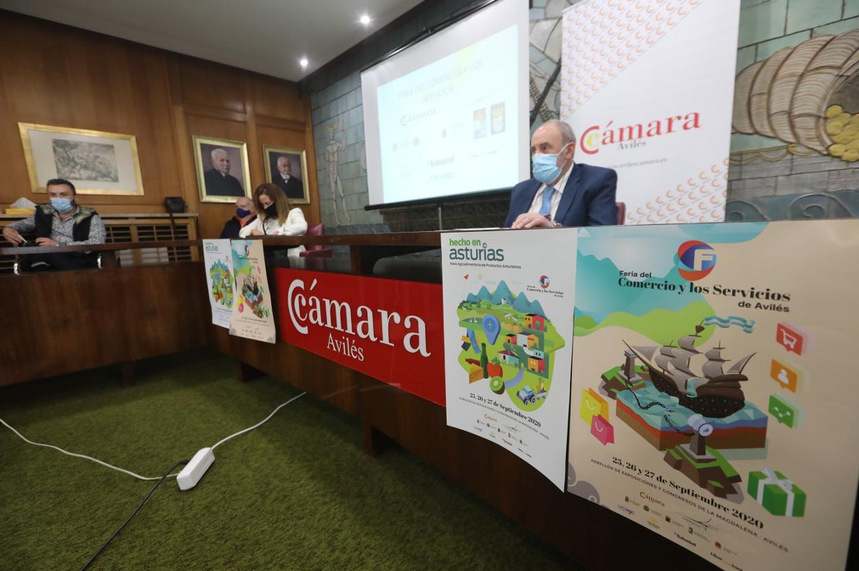 La feria se presentó ayer en la Cámara de Comercio. 