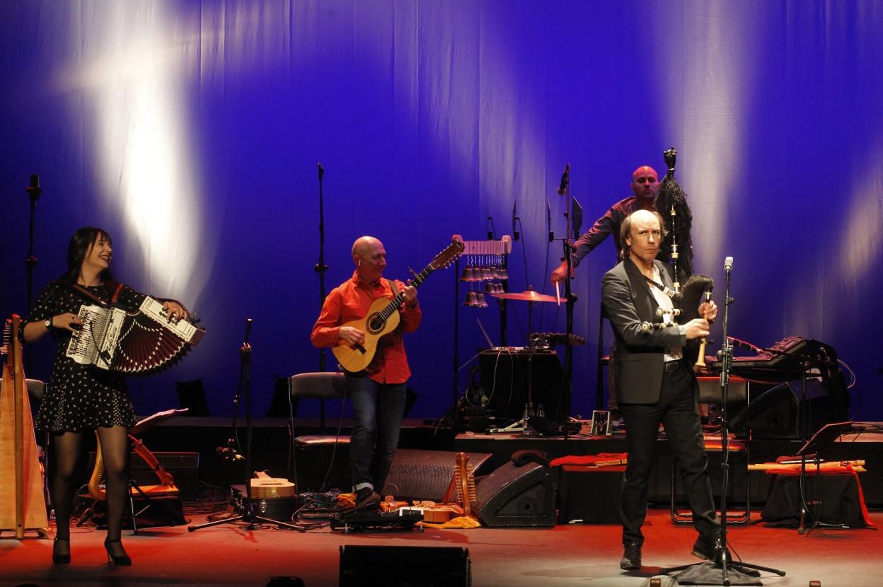 Un concierto de Carlos Núñez, el año pasado. 