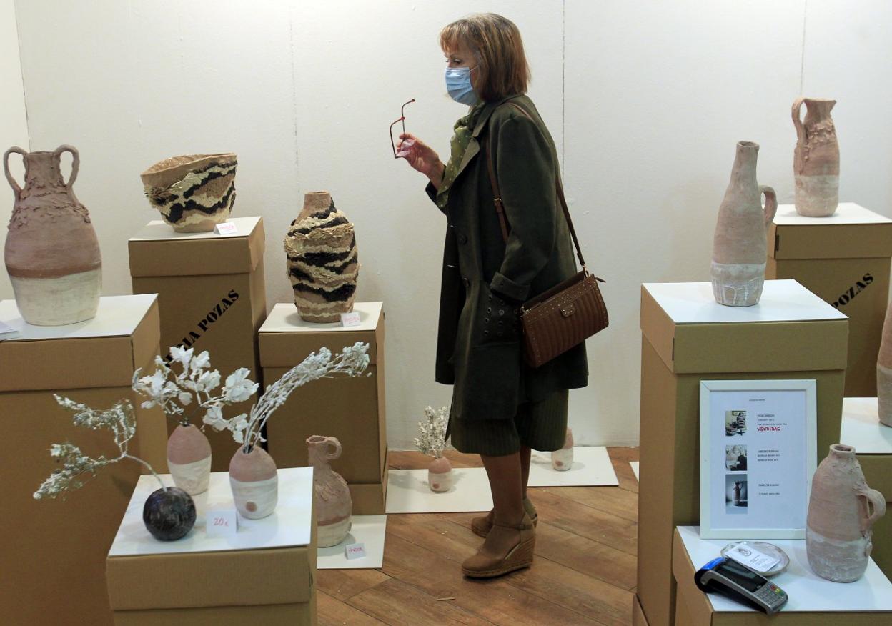 La VIII edición de la feria de la cerámica creativa se clausuró ayer. 