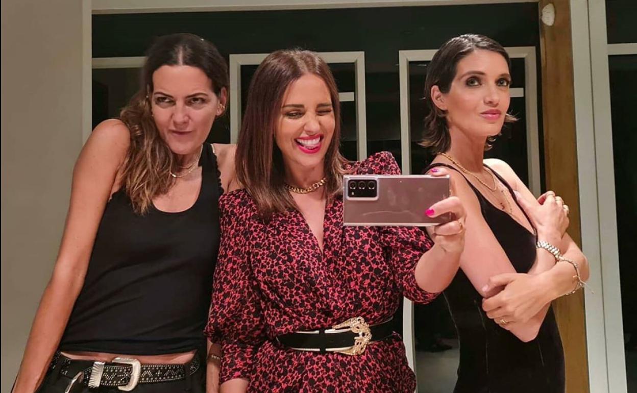 Elena Hernández, Paula Echevarría y Sara Carbonero. 