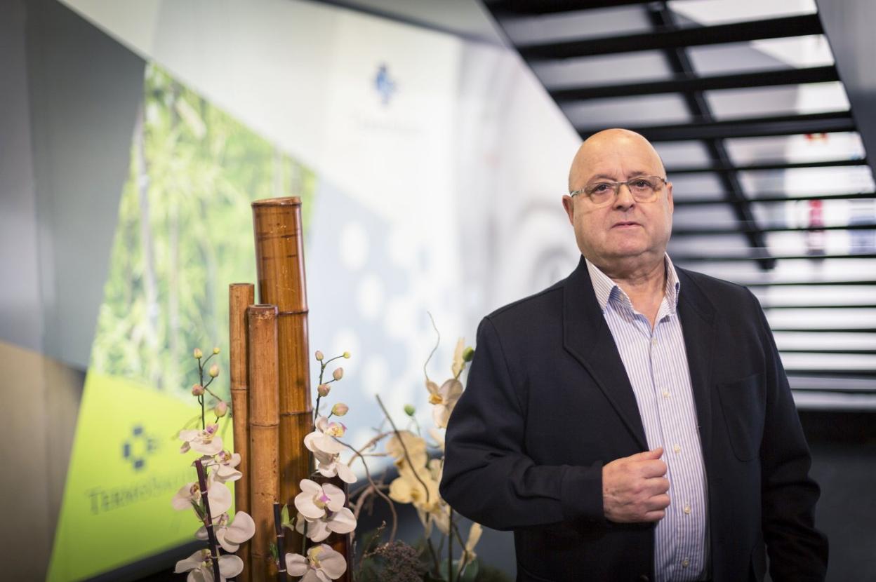 José Ramón del Valle, en su empresa Termosalud. 