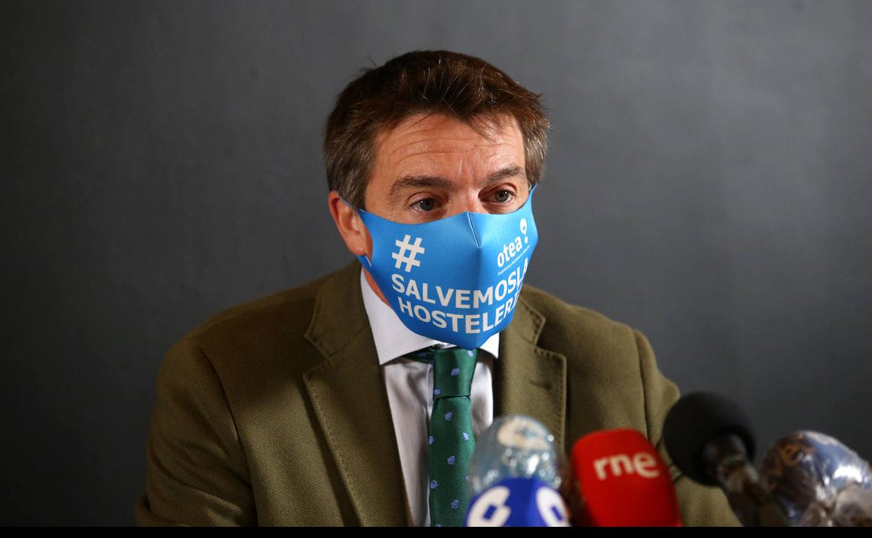 José Luis Álvarez Almeida, en la presentación de su candidatura