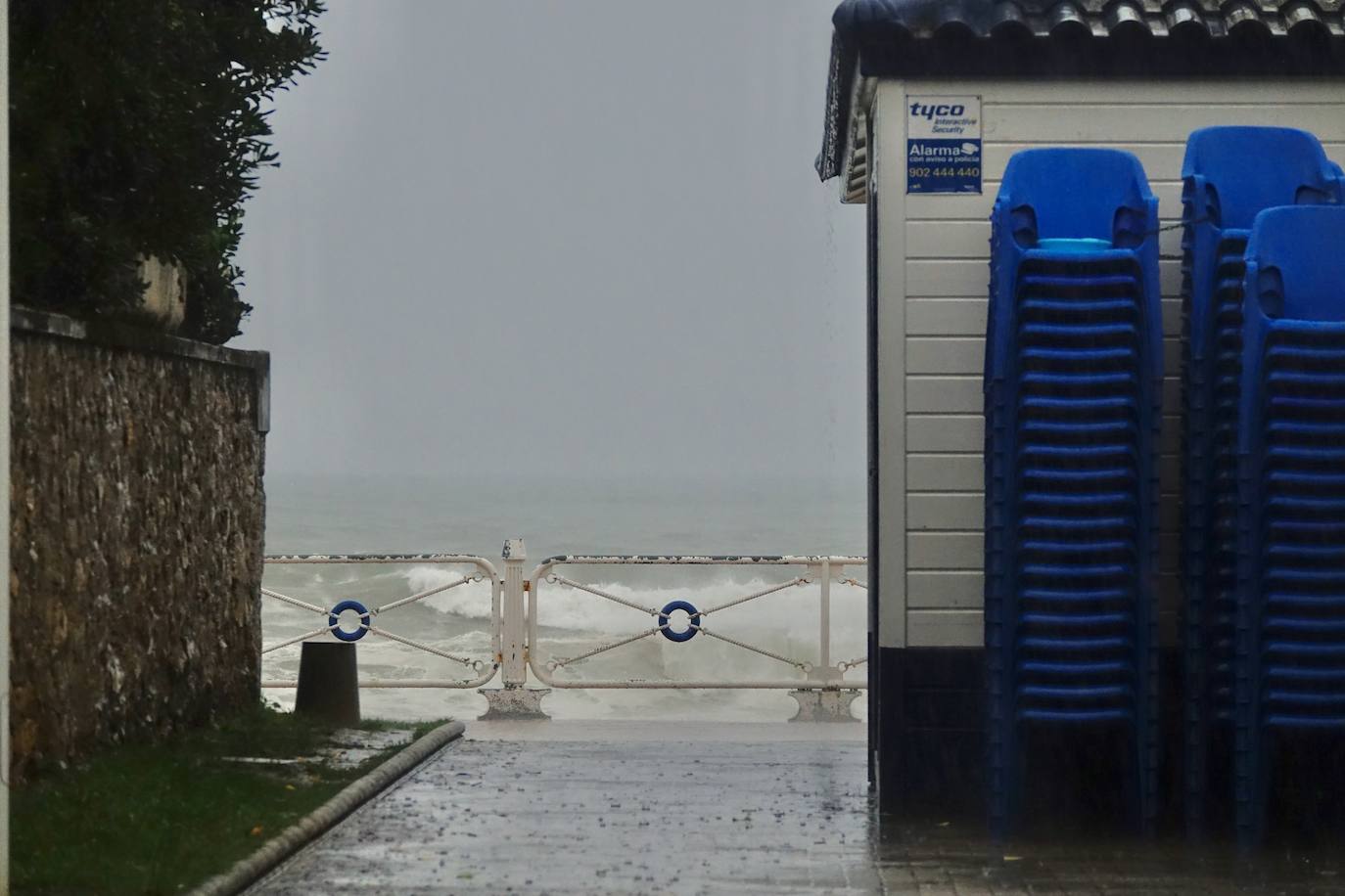 Asturias, en aviso por lluvia, viento y oleaje