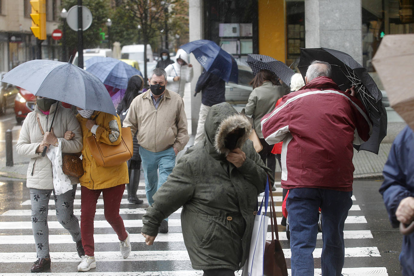 Asturias, en aviso por lluvia, viento y oleaje